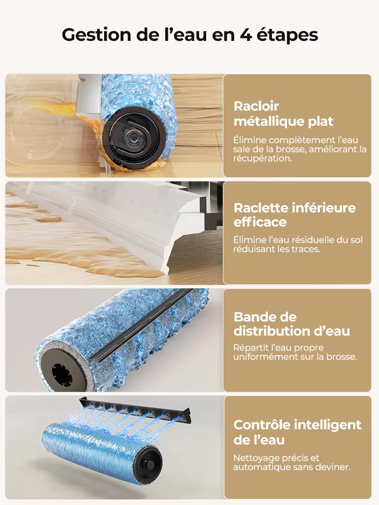M5 Aspirateur Laveur Sans Fil Eau et Poussière