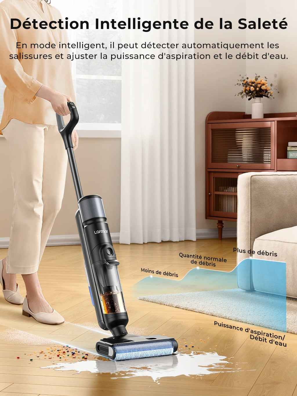 M3 Aspirateur Laveur Sans Fil Eau et Poussière