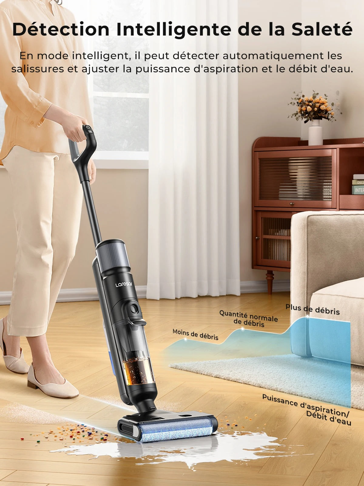 M3 Aspirateur Laveur Sans Fil Eau et Poussière